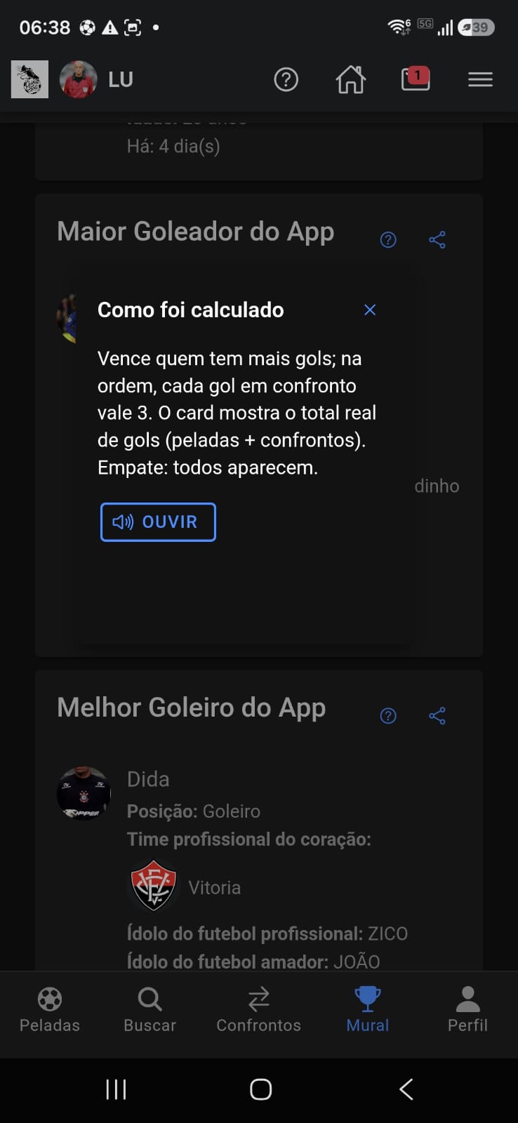 Balão ? do card Goleador
